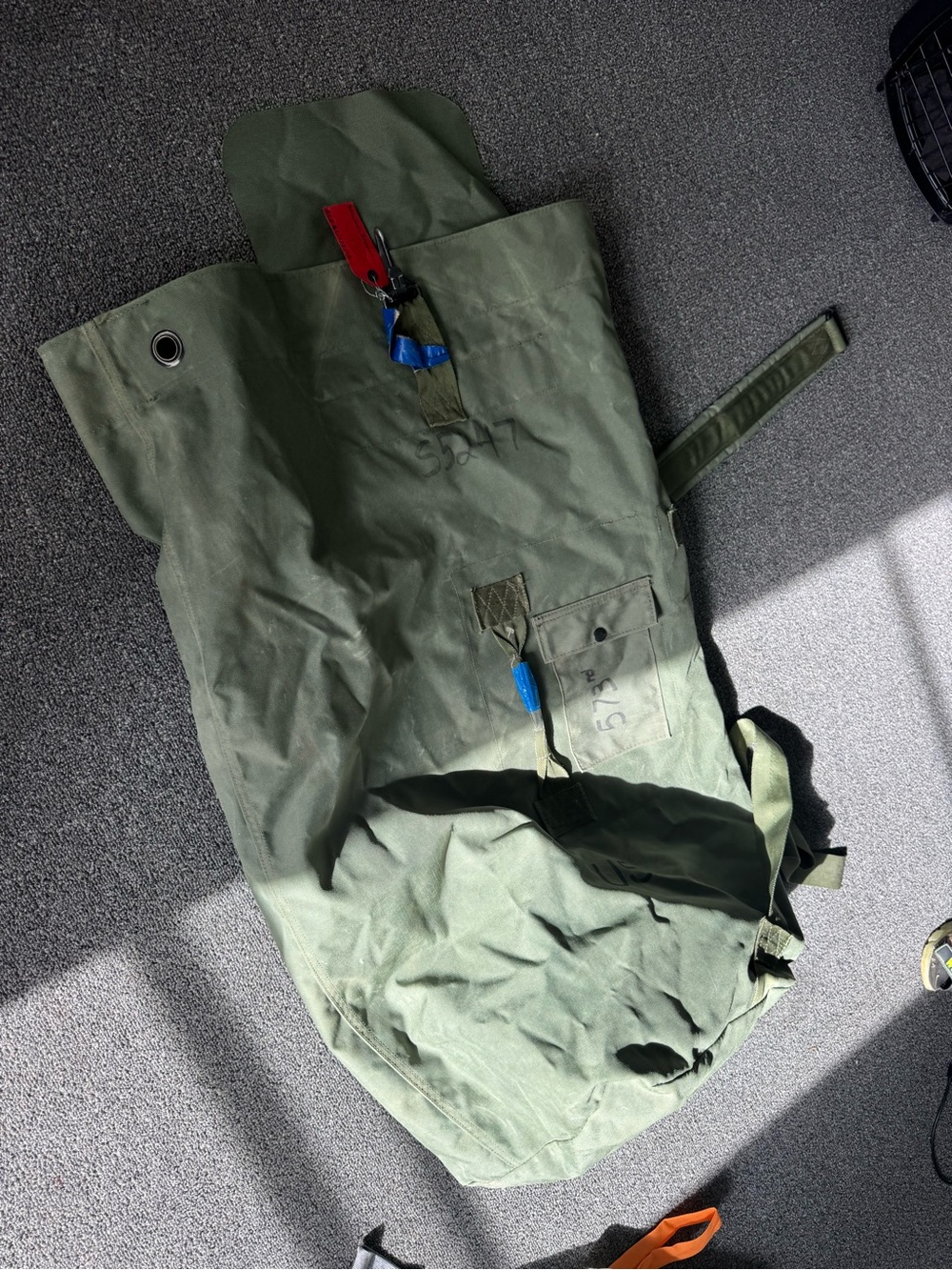 Olive Green Military Duffel Bag Weckworth Mfg